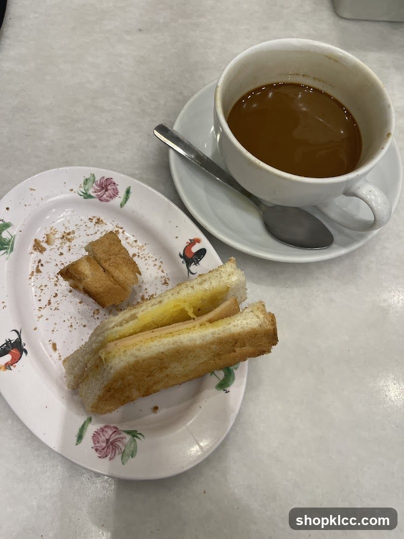 Breakfast with Toast and Coffee
