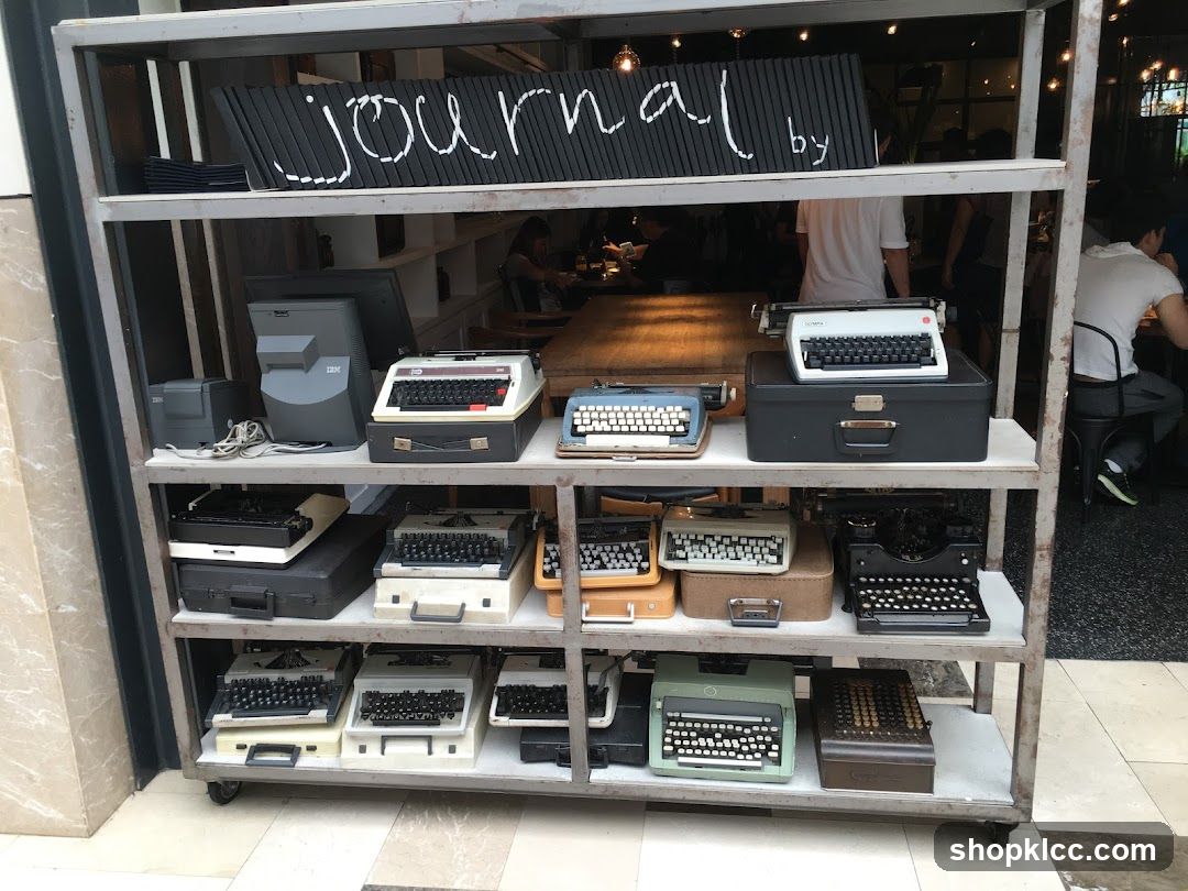 Typewriters on Display