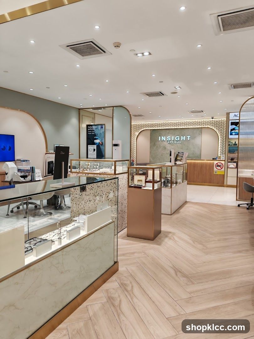 Optical shop interior