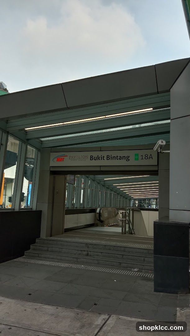 Pavilion Bukit Bintang MRT Station Entrance
