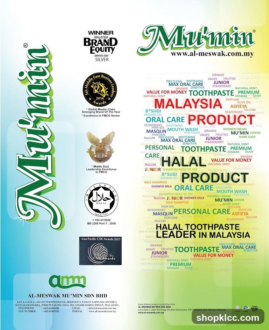 Mu'min Brand Awards and Product Lineup