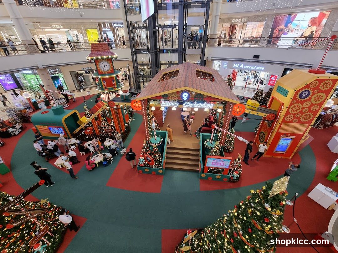 Christmas Decorations in a Mall