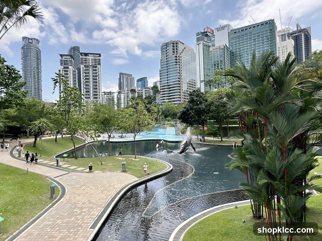 City Park with Fountain