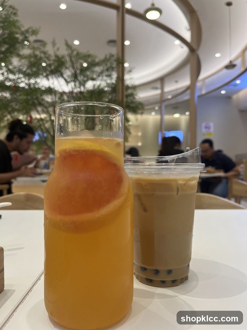 Drinks on a Table