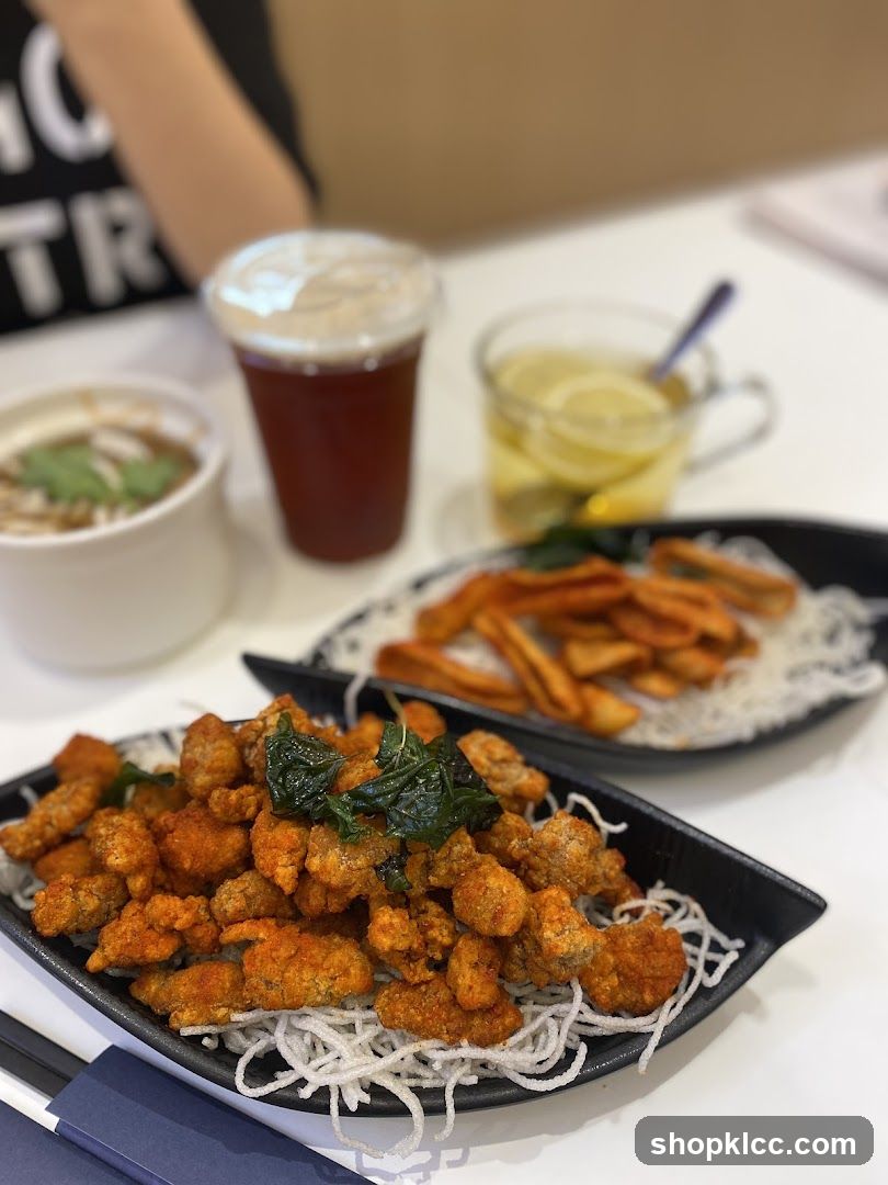 Fried Chicken and Drinks