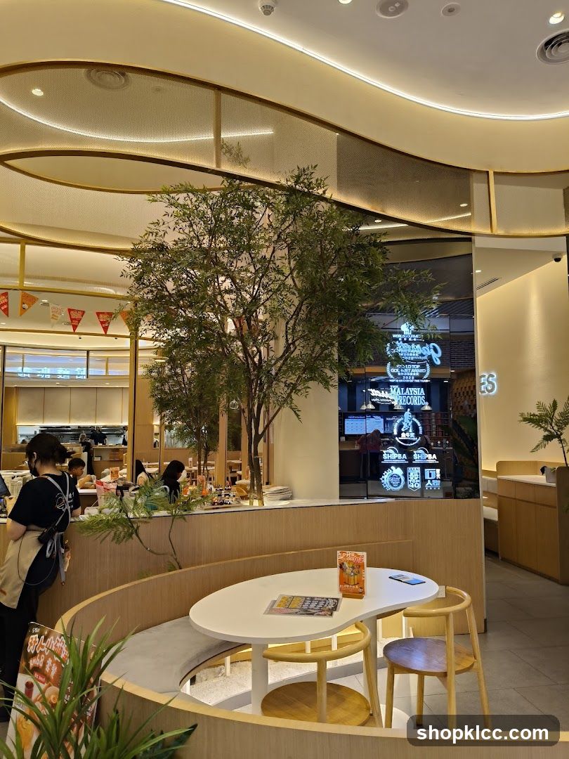 Restaurant Interior with Seating and Decor