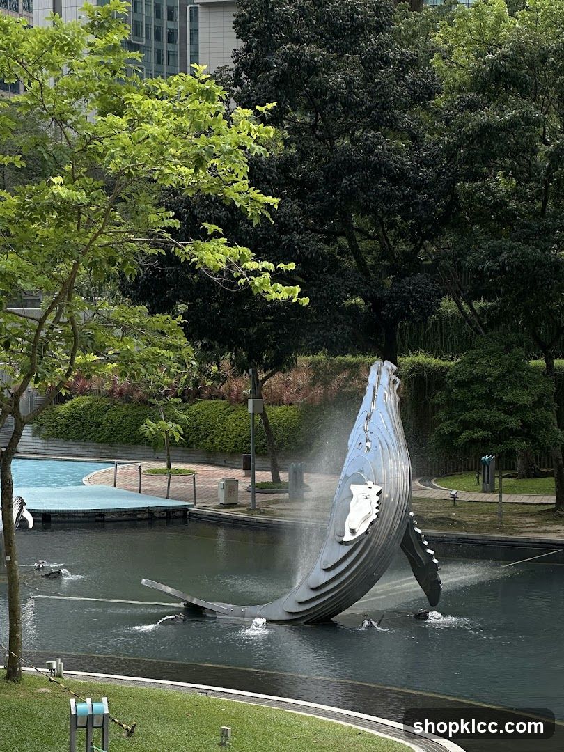 Whale Fountain Sculpture