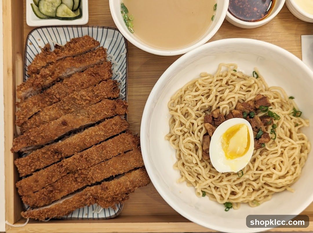 Pork Cutlet and Noodles
