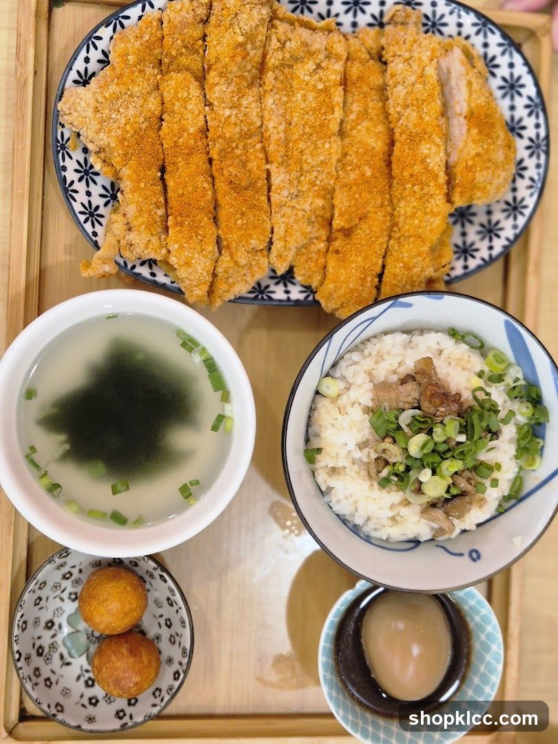 Taiwanese Pork Chop Meal