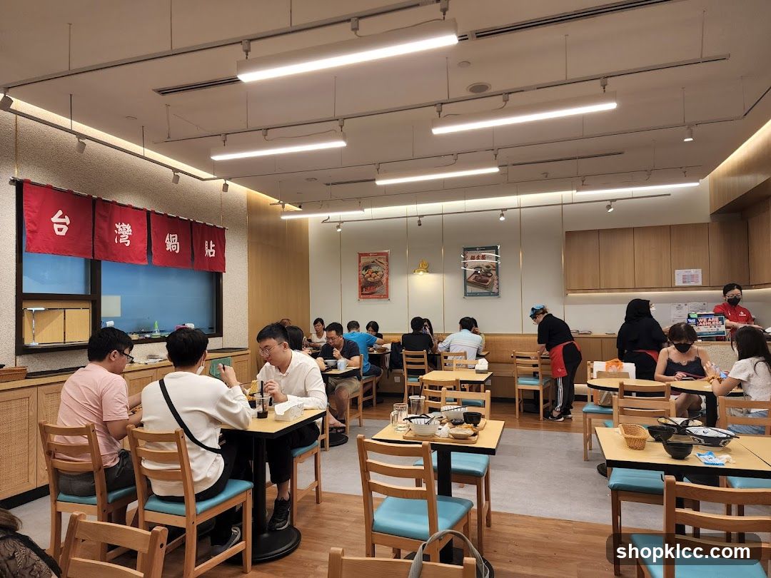 Restaurant Interior with Diners