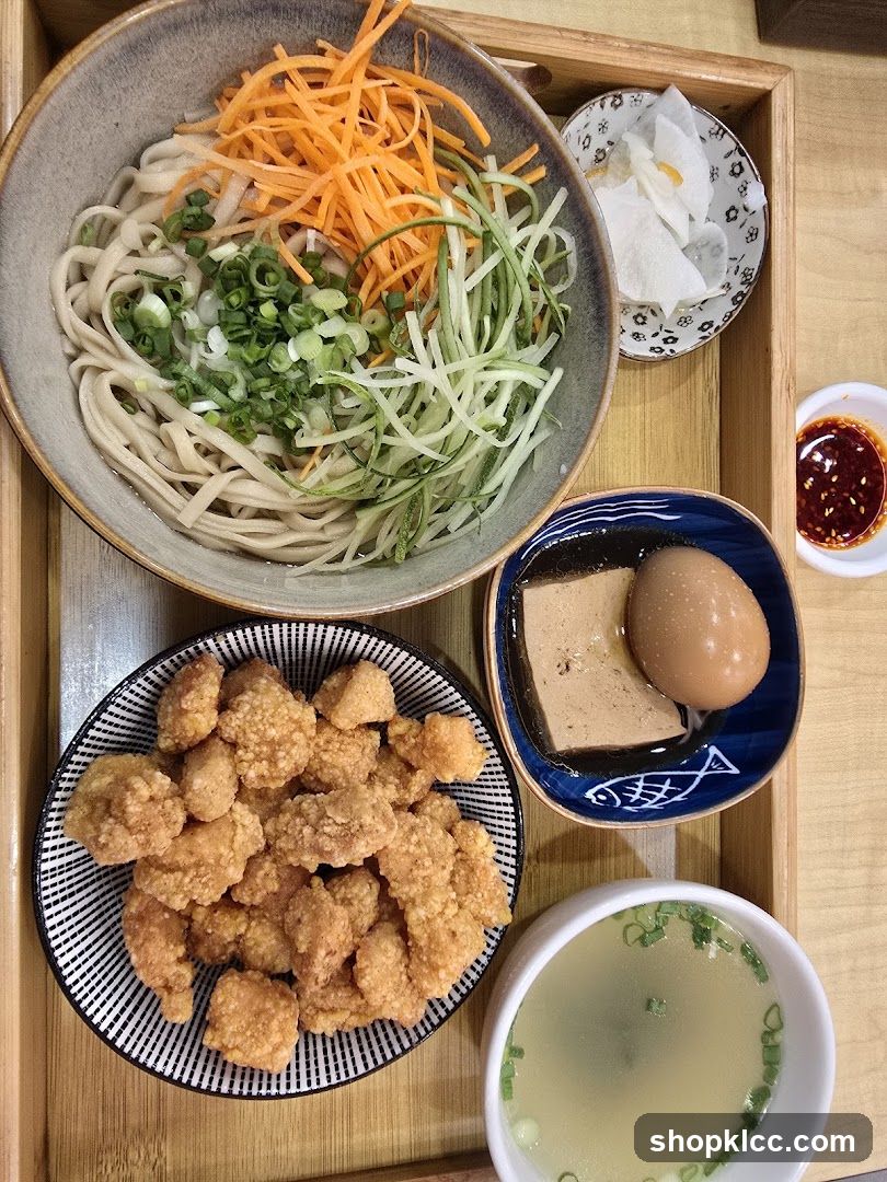 Noodle Dish with Sides