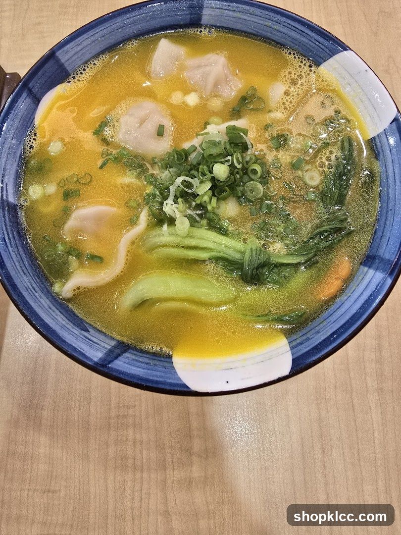 Wonton Noodle Soup