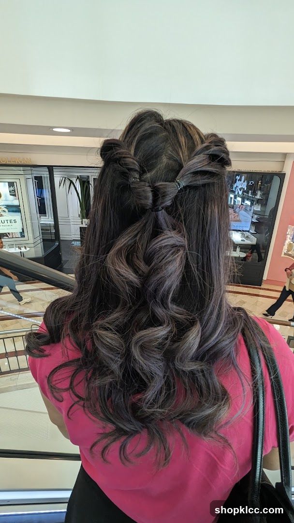 Woman with Braided Updo