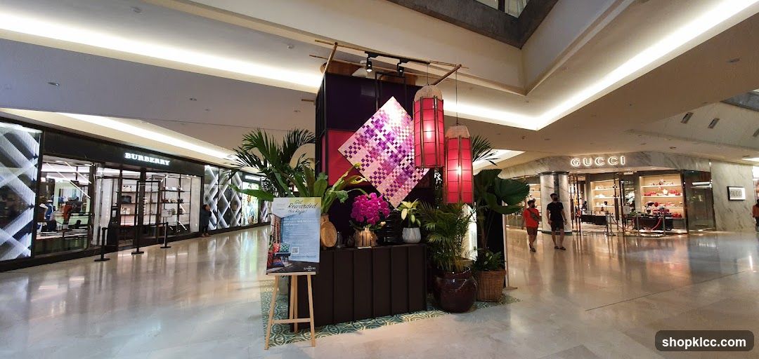 Mall Interior with Luxury Storefronts