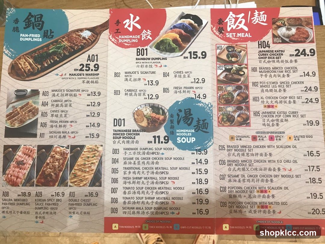 Pan-Fried Dumplings, Handmade Dumplings, Set Meals, Homemade Noodles Soup