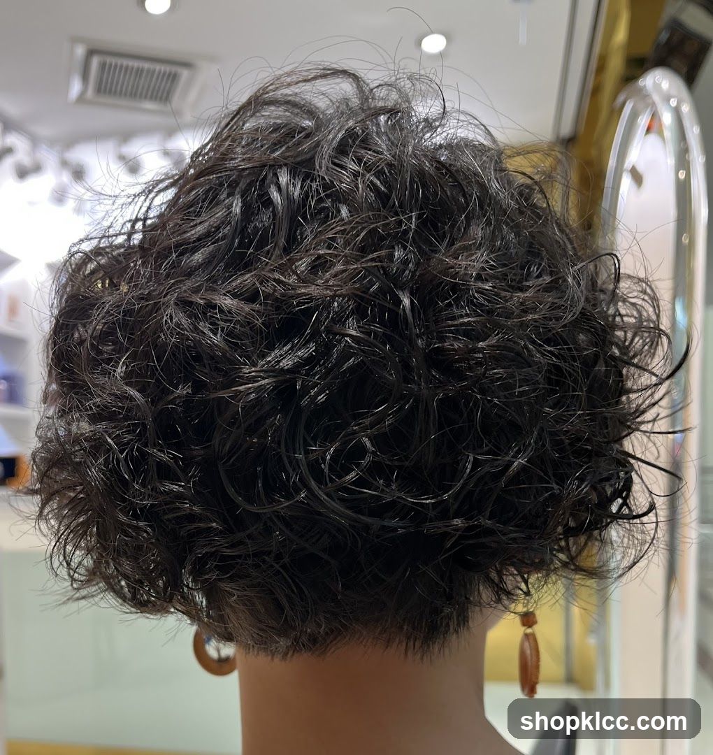 Woman's Curly Hair