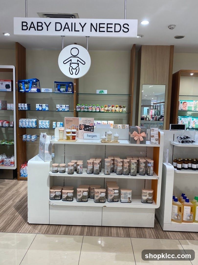 Baby Daily Needs Store Display