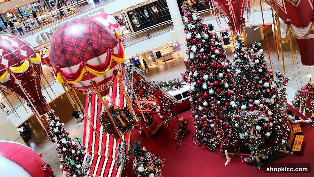 Christmas Decorations in a Mall