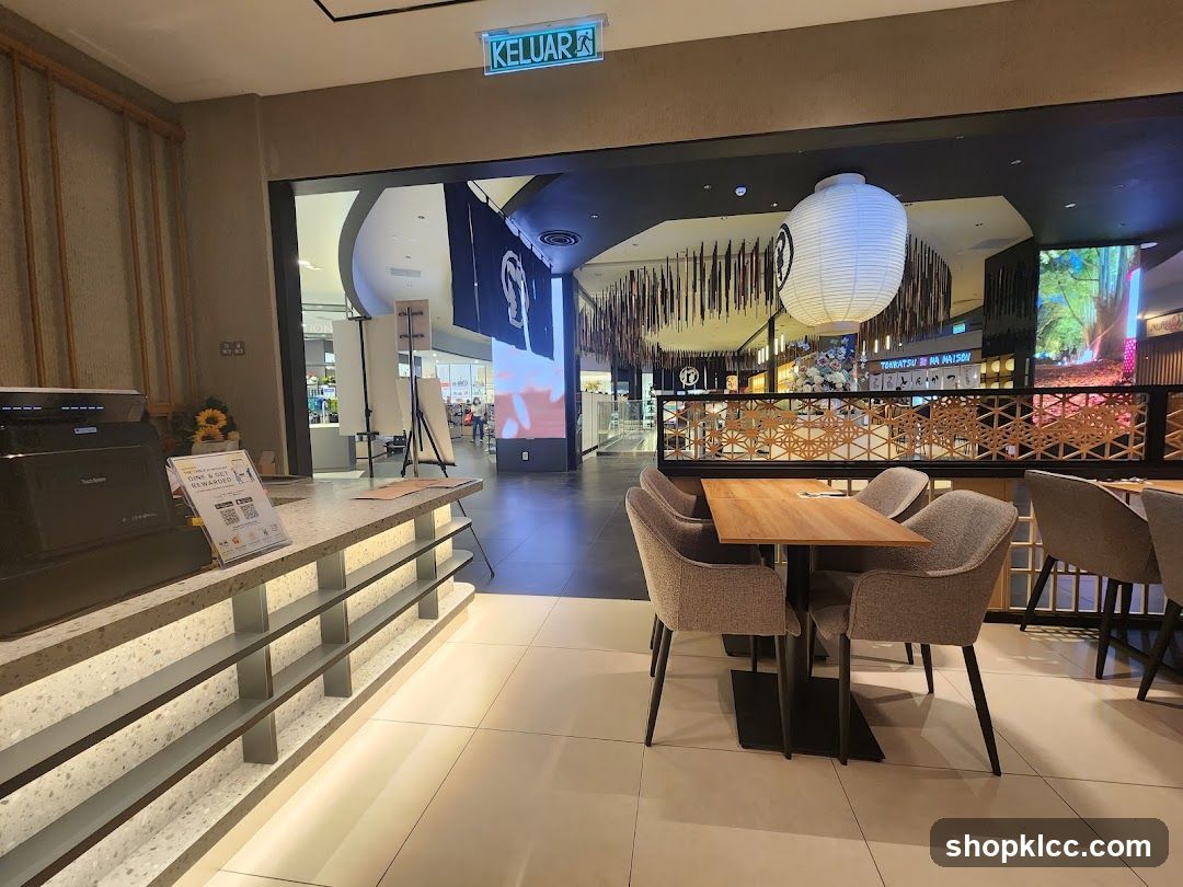 Restaurant Interior with Dining Tables