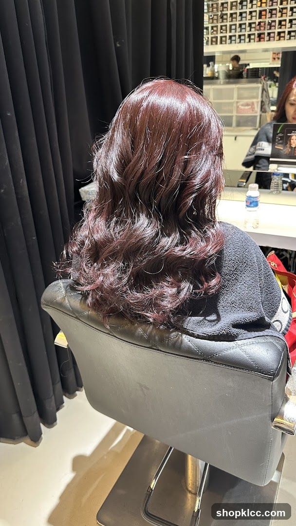 Woman's Hair in Salon
