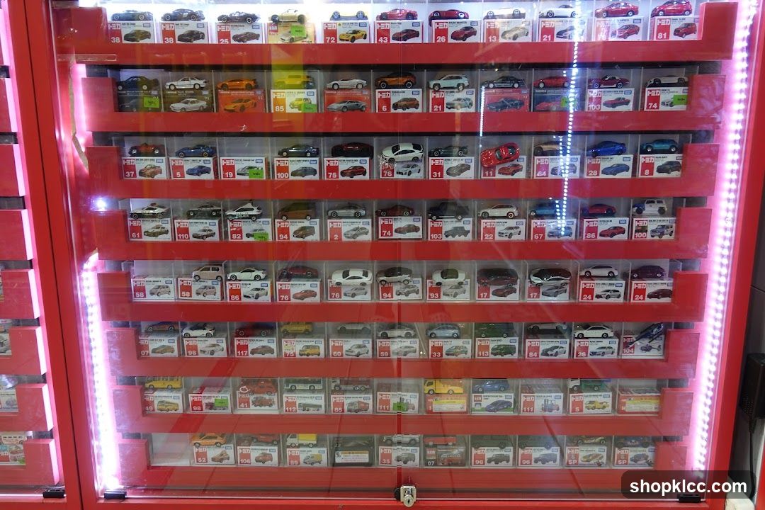 Display of Toy Cars