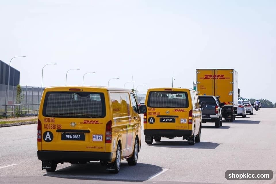 DHL Delivery Vehicles