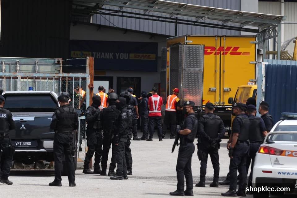 Law Enforcement Activity at a Warehouse