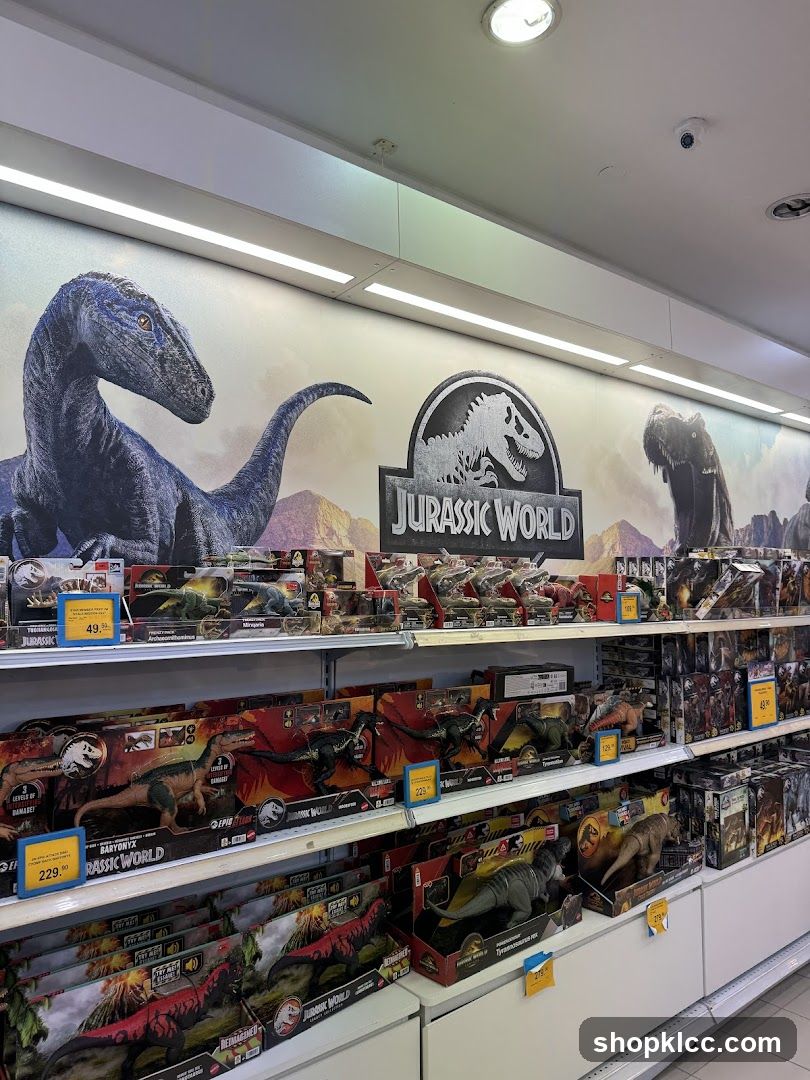Jurassic World Toys Display