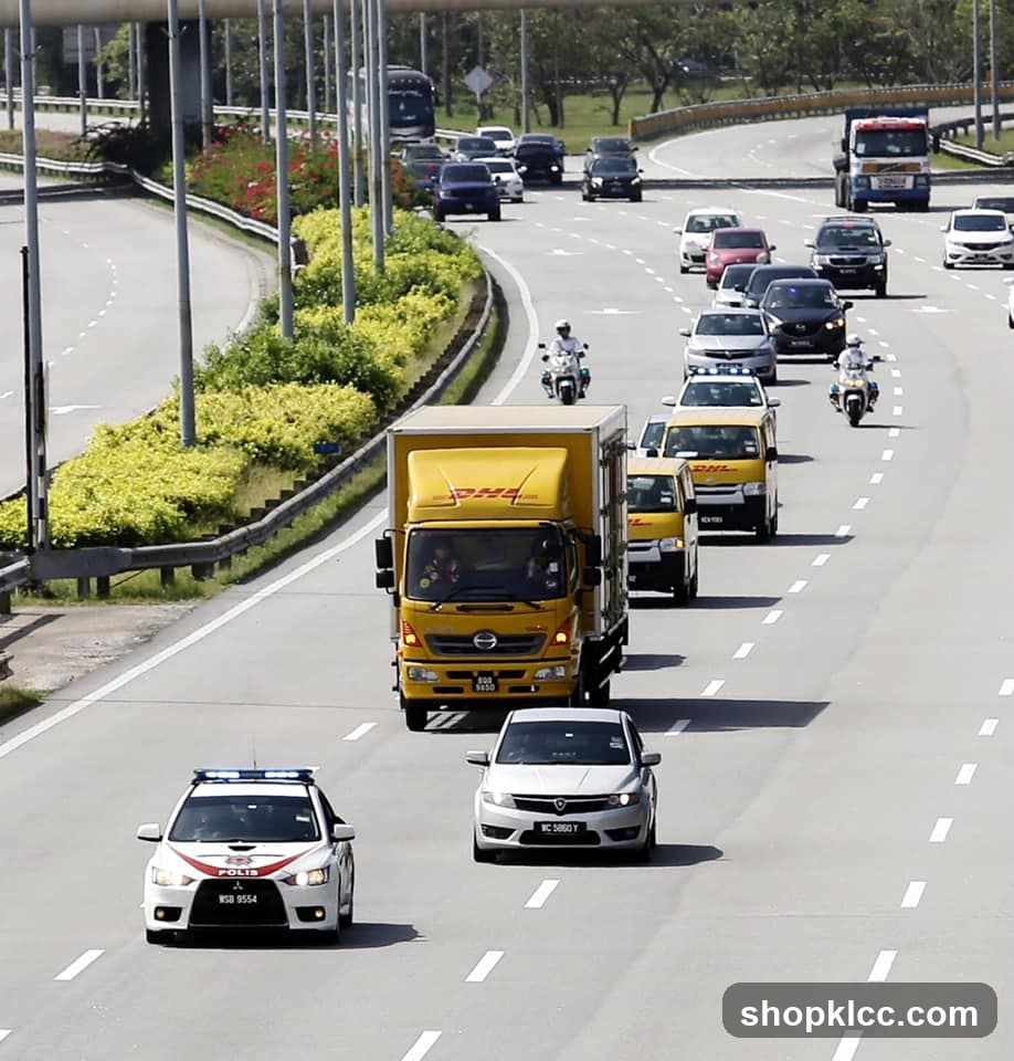 Convoy on Highway