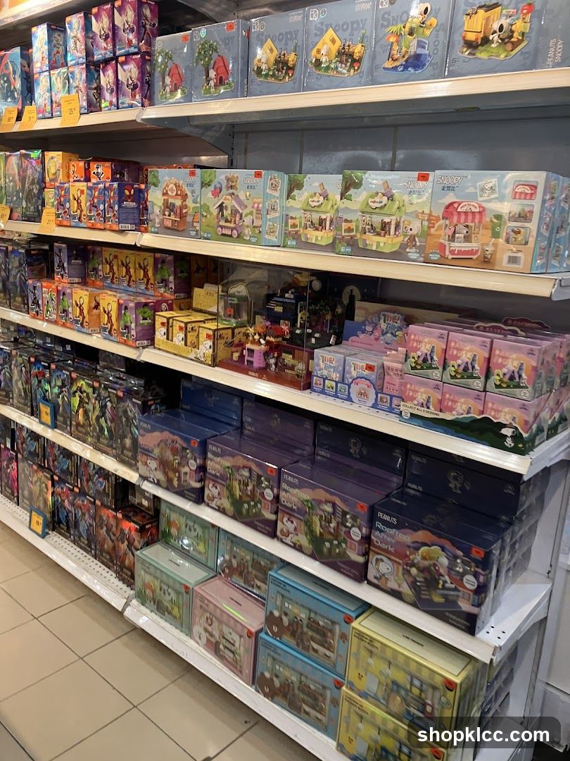 Toy Store Shelves