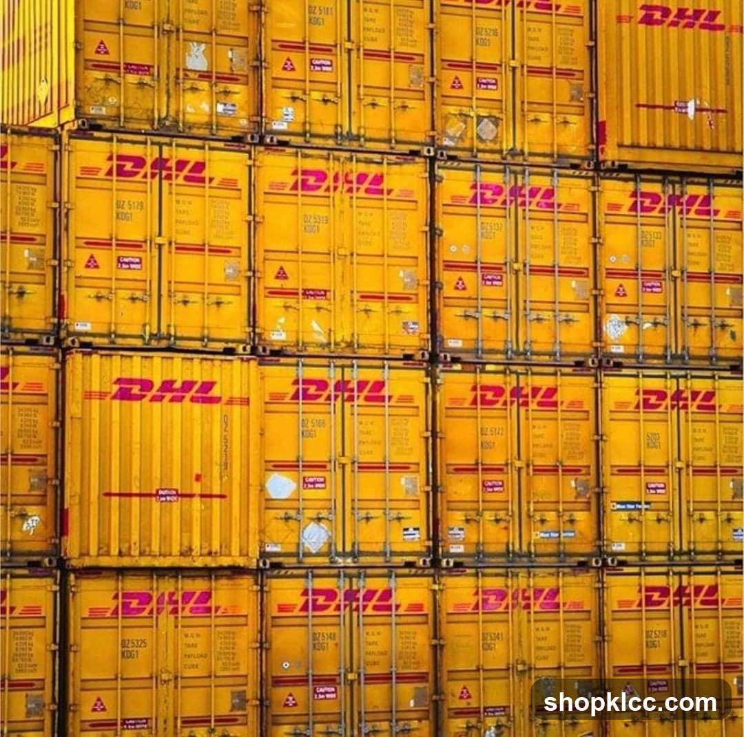 DHL Shipping Containers