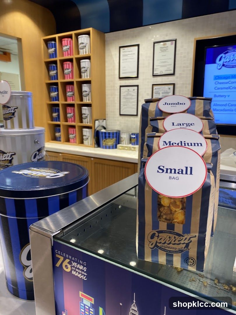 Garrett Popcorn Shops Display