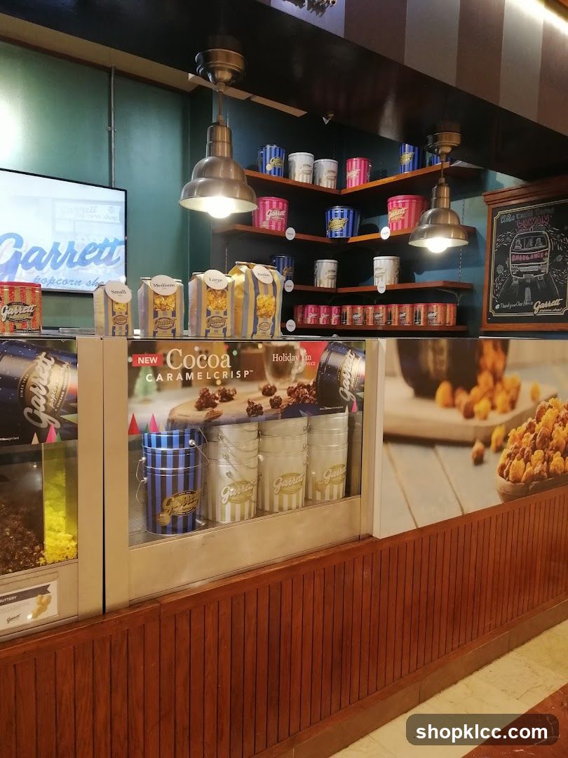 Garrett Popcorn Shop Display