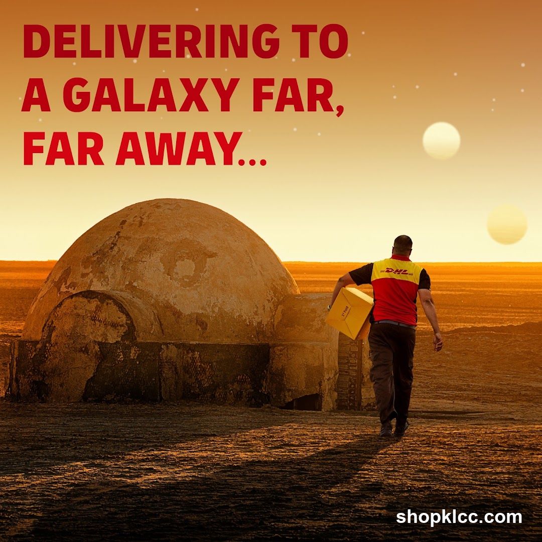 DHL Delivering to a Galaxy Far, Far Away
