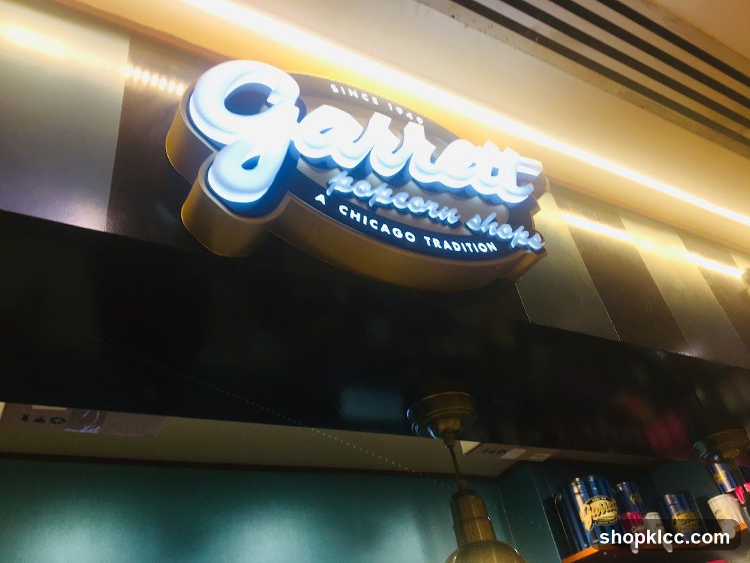 Garrett Popcorn Shops Sign