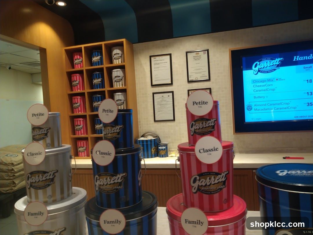 Garrett Popcorn Shops Display