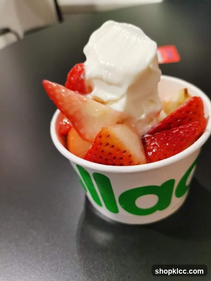 Yogurt with Strawberries
