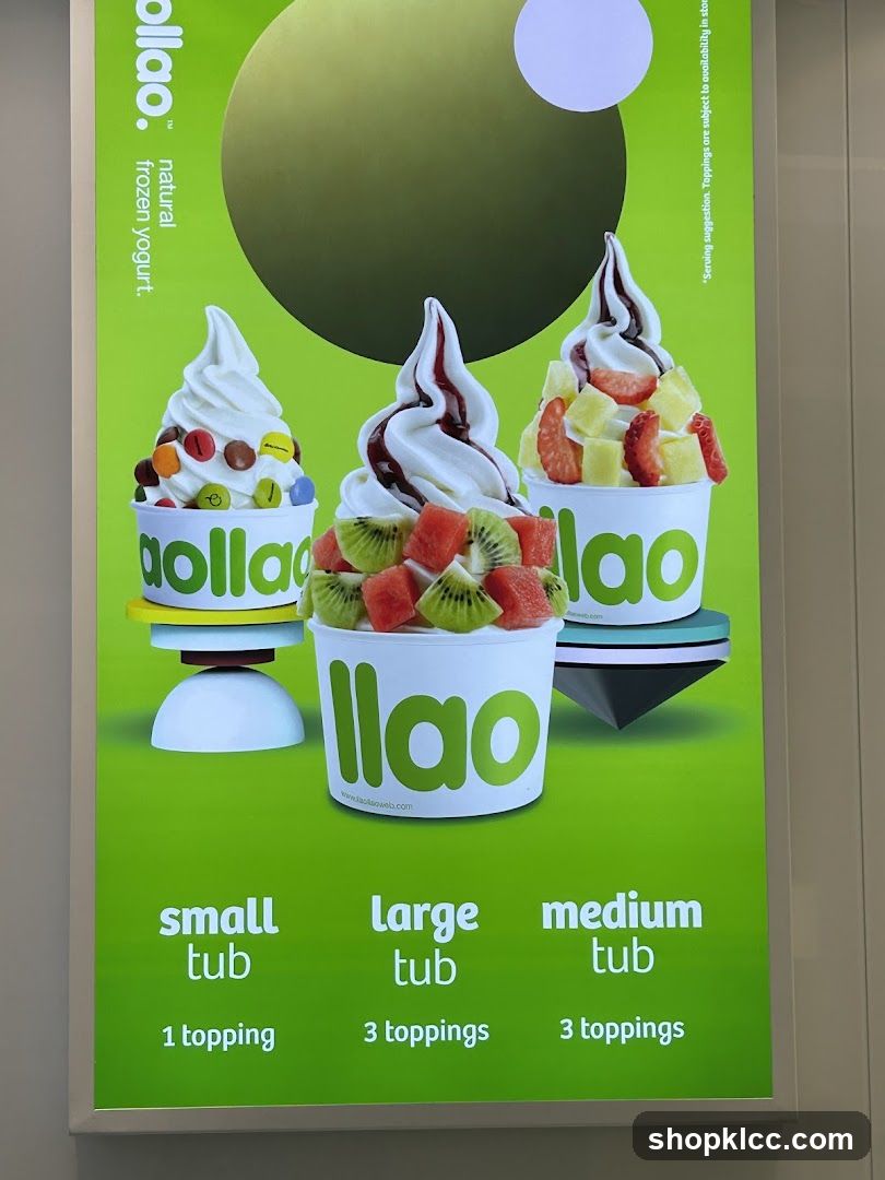 Frozen Yogurt Advertisement
