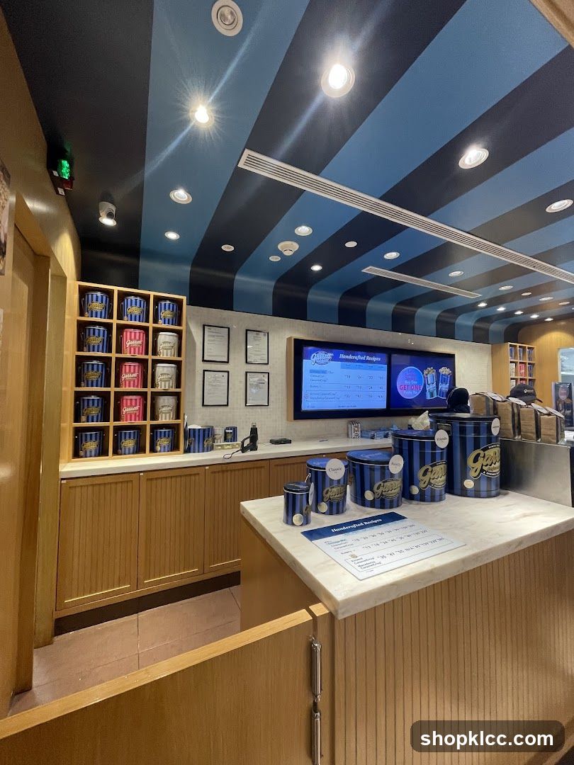Gourmet Popcorn Display