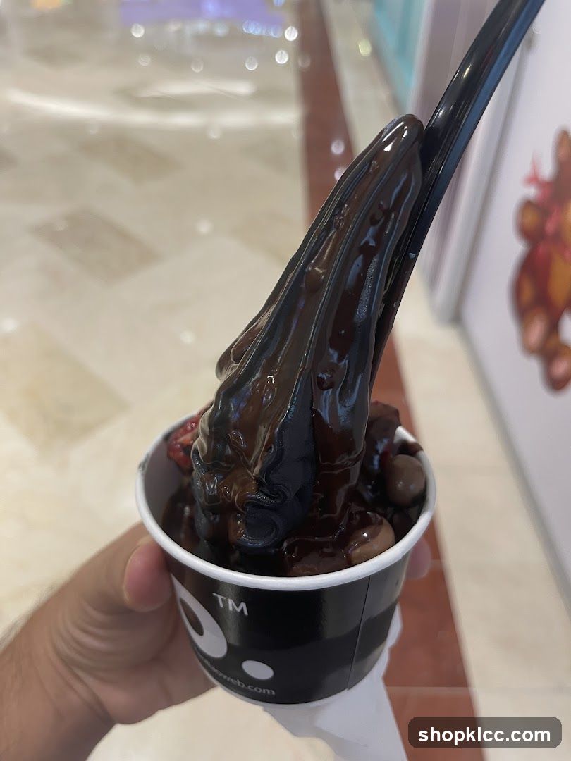 Chocolate Soft Serve Ice Cream