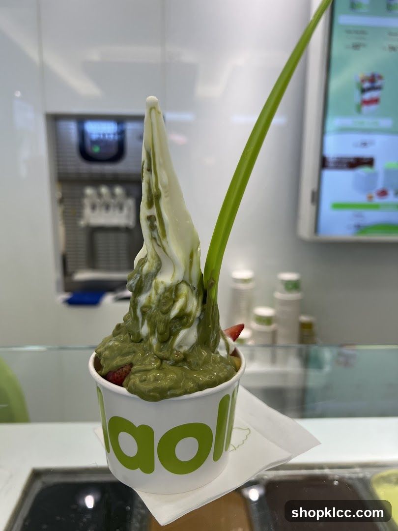 Matcha Swirl Soft Serve