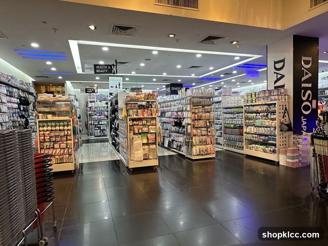 Daiso Store Interior