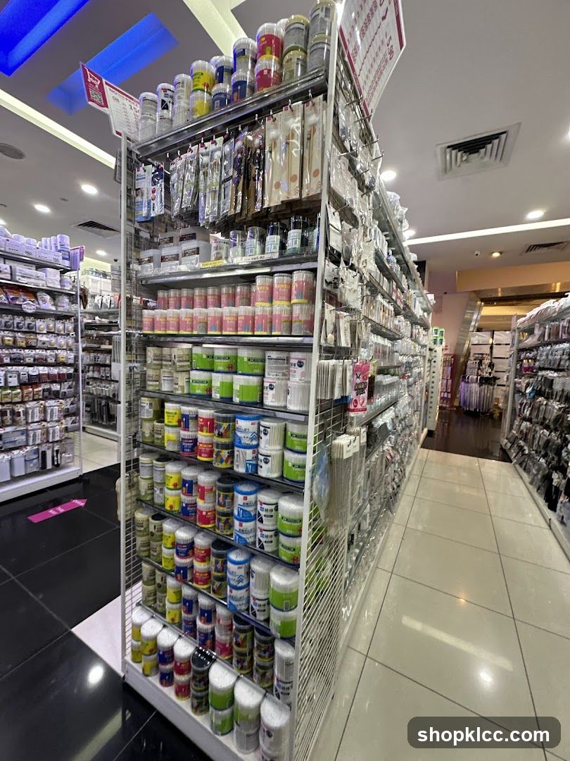 Store Aisles with Merchandise