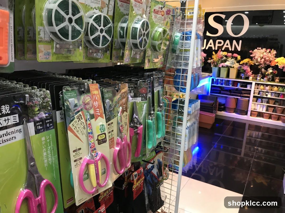 Gardening Tools Display