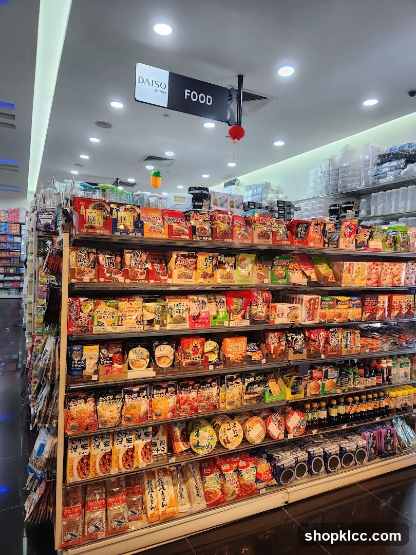 Daiso Food Aisle
