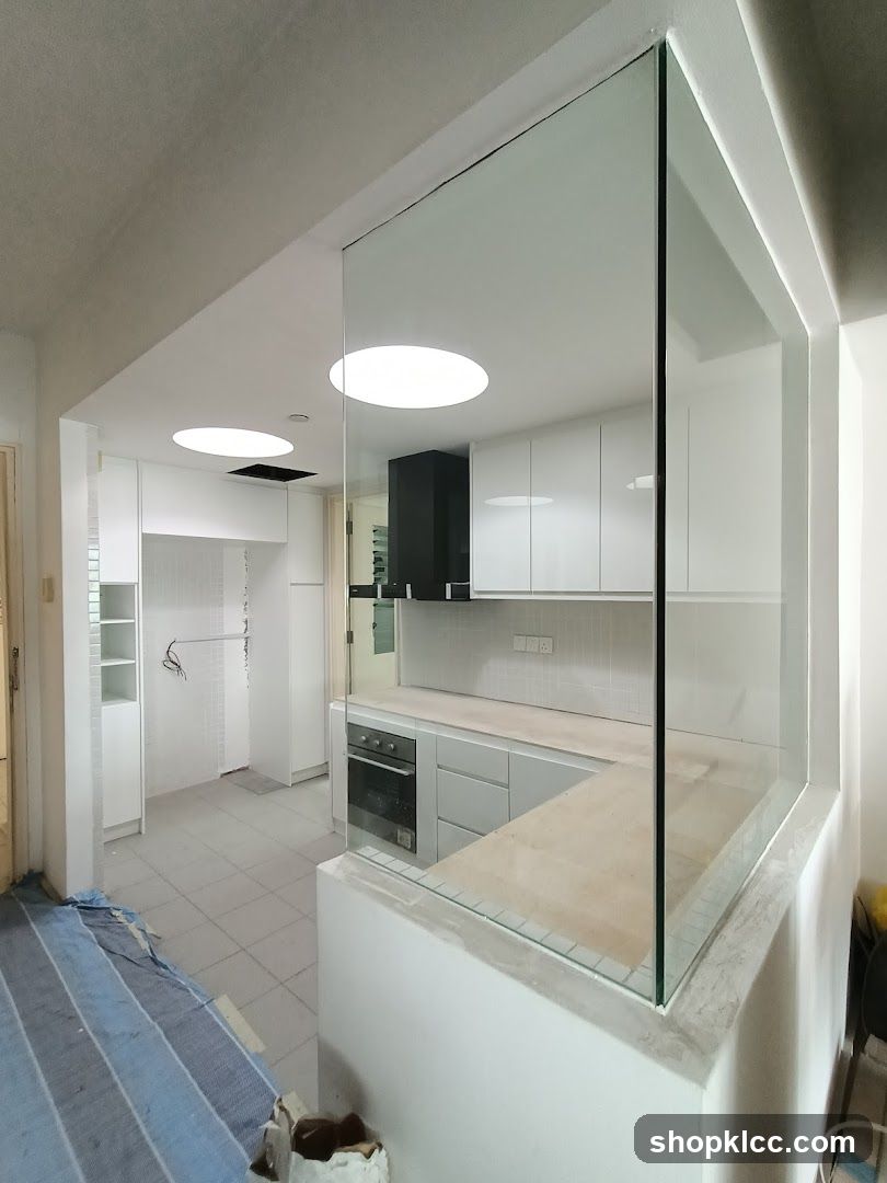 Modern Kitchen Under Construction