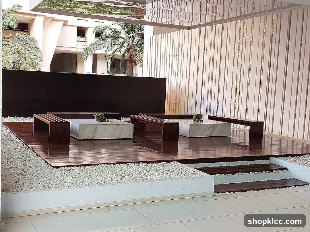 Modern Outdoor Seating Area