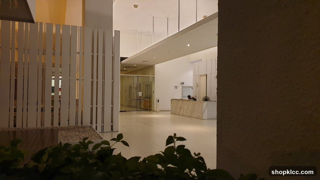 Modern Lobby with Reception Desk