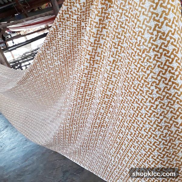 Textile with Geometric Pattern