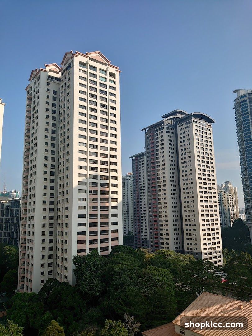 Apartment Buildings and Trees